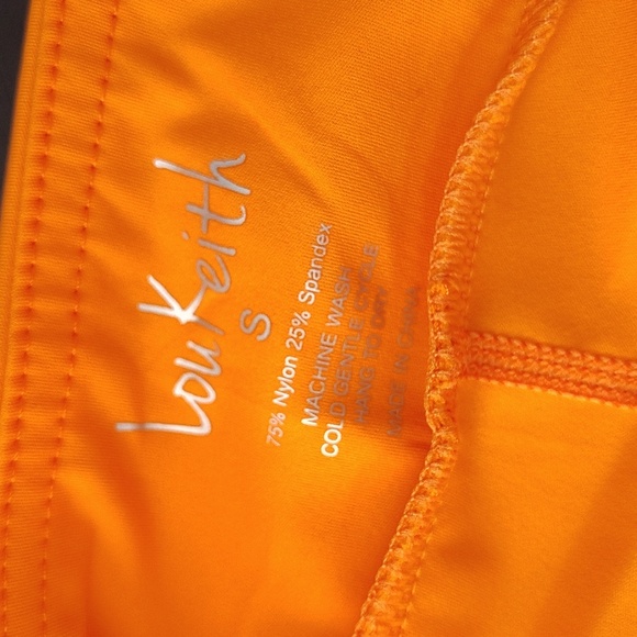 Lou Keith Golf Tennis Skort Size Small Orange - Picture 4 of 5